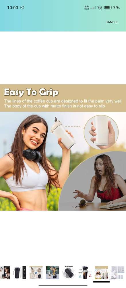 Travel coffee tumbler(500ml)