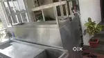Ss steel Juice counter and sink fruit cut table