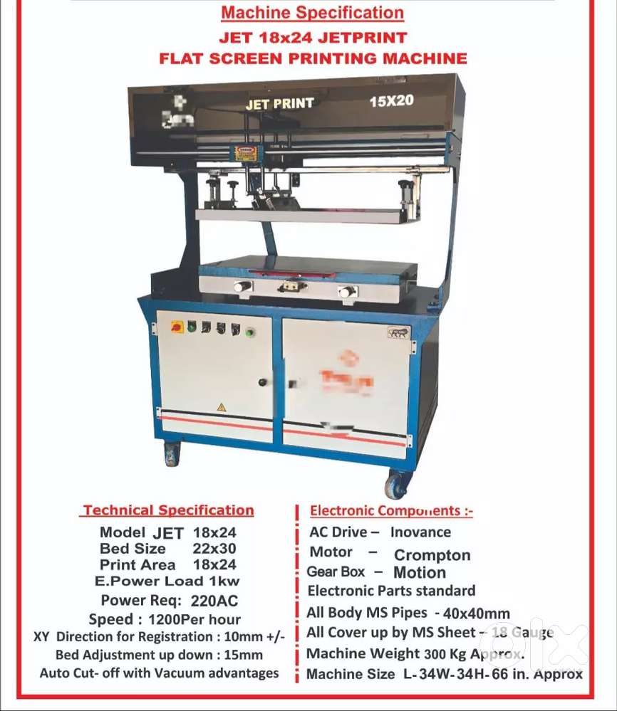 Women bag printing machine