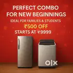 Unbox refrigerator with warranty and free home delivery