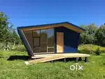 Wooden House - prefab office -Prefabricated porta cabin - container