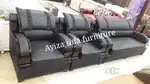 Brand new sofa set Full black sofa
