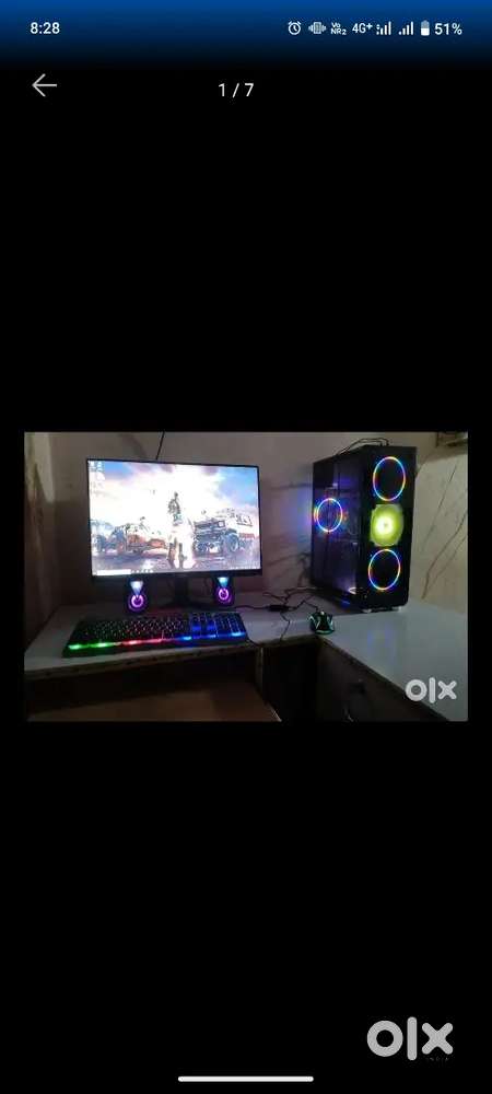 Full computer setup 16 gb ram 512 gb ssd