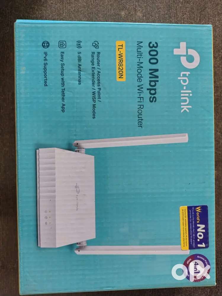 TP-Link 300 Mbps Wi-Fi Router (TL-WR820N) – Multi-Mode & Reliable