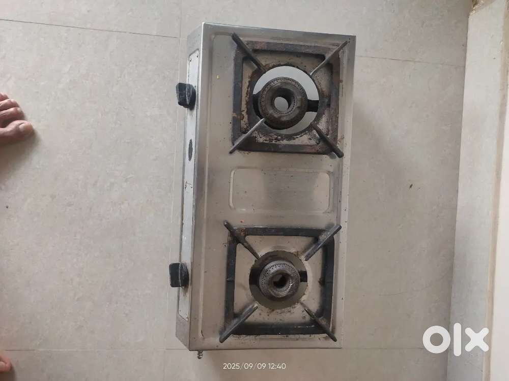 2 burner chulha in working condition