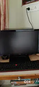 Desktop Computer with Monitor and accessories