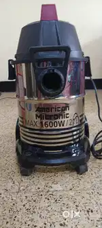 American MICRONIC- Wet & Dry Vacuum Cleaner, 21 Litre Stainless Steel