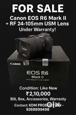 R6 MARK 2 FULL KIT, UNDER WARRANTY