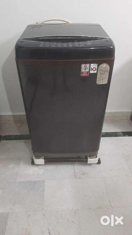 Smart inverter 8 kg fully automatic washing machine with auto restart