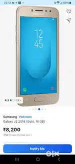 Sumsung galaxy J2 4G phone