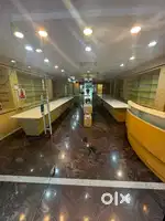 Interior wood and glass