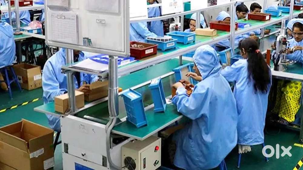 Female candidates required for Mobile manufacturing factory