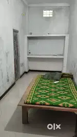 Single room with attached bathroom