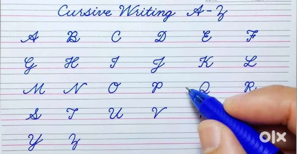 I'm a cursive writing trainer
