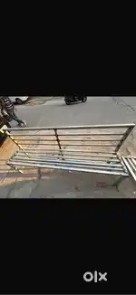 Iron bench for shop furniture