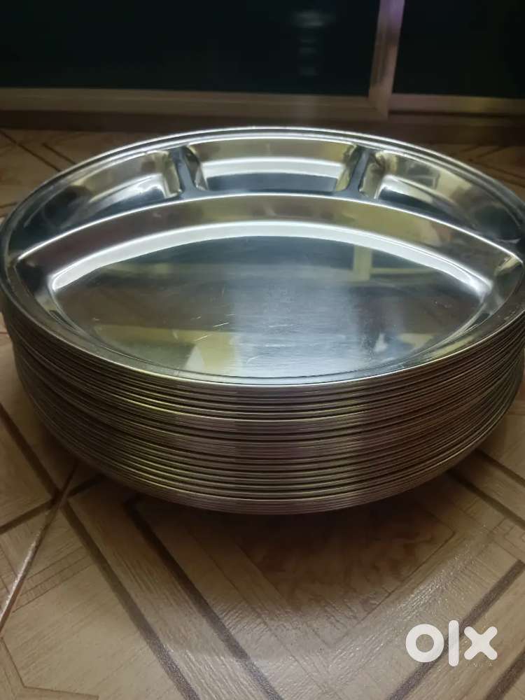 New Steel lunch plates