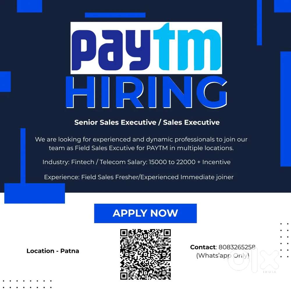 Senior sales executive / Sales executive