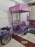 Ice cycle cart with cabin full set
