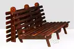 Fabindia Futon Sofa-Bed  Solid Wood  Rare Find!
