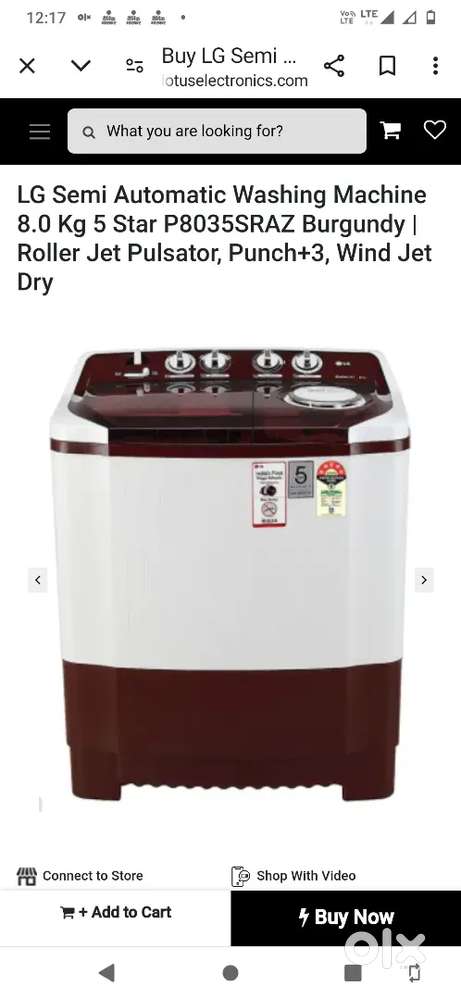 Big Semi automatic washing Maachine