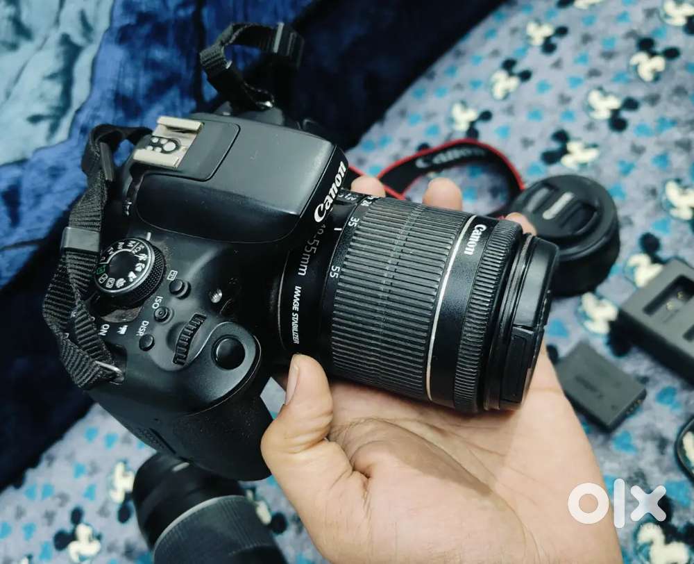 Canon 750d dslr camera.. with 3 lens