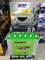 Amaron 150ah Tall Tubular Battery with Luminous Sinewave Inverter