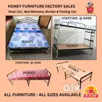 Furniture - Cot Bed, mattress, foam mattress, steel Cot, bunker cot
