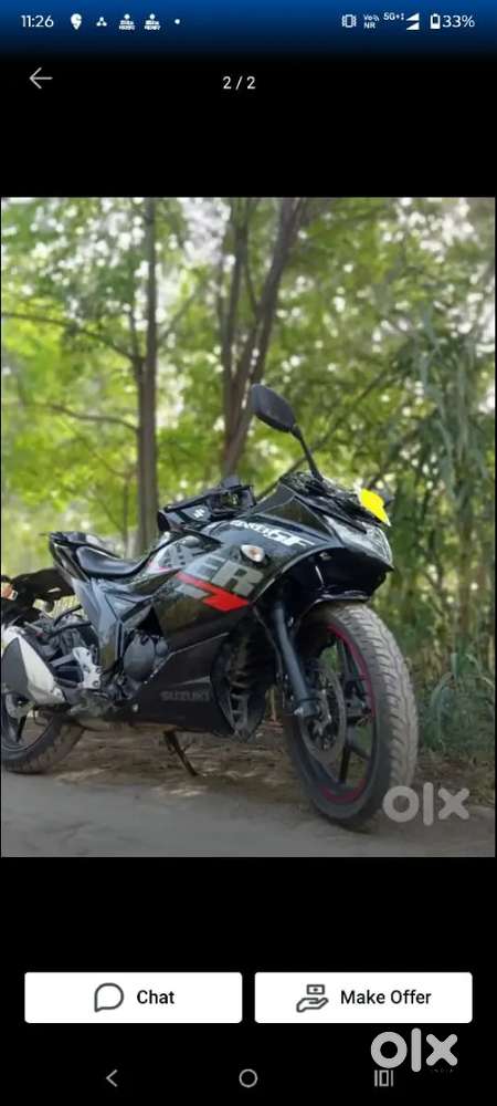 Suzuki Gixxer sf 150 urgent sale tyre new self start orking condition