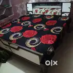 Double bed size folding bed
