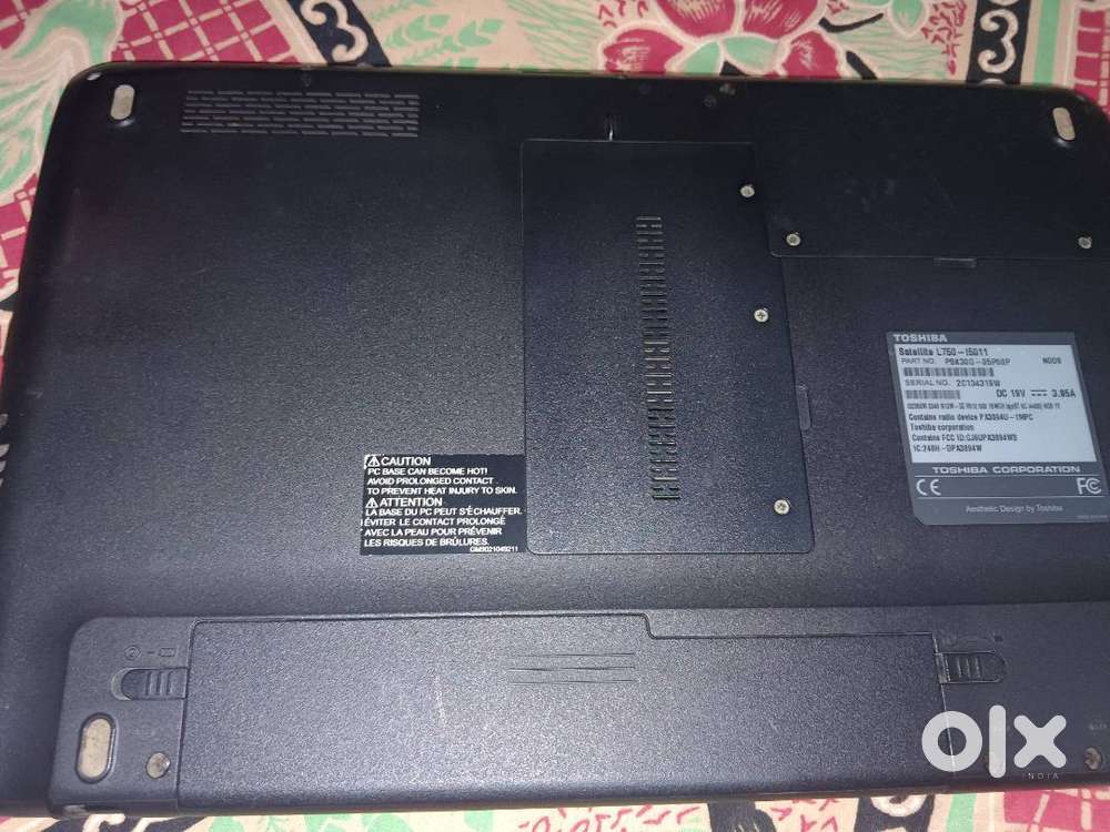 Thoshiba 750 settelite old laptop