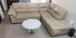L shape sofa with damages to seats