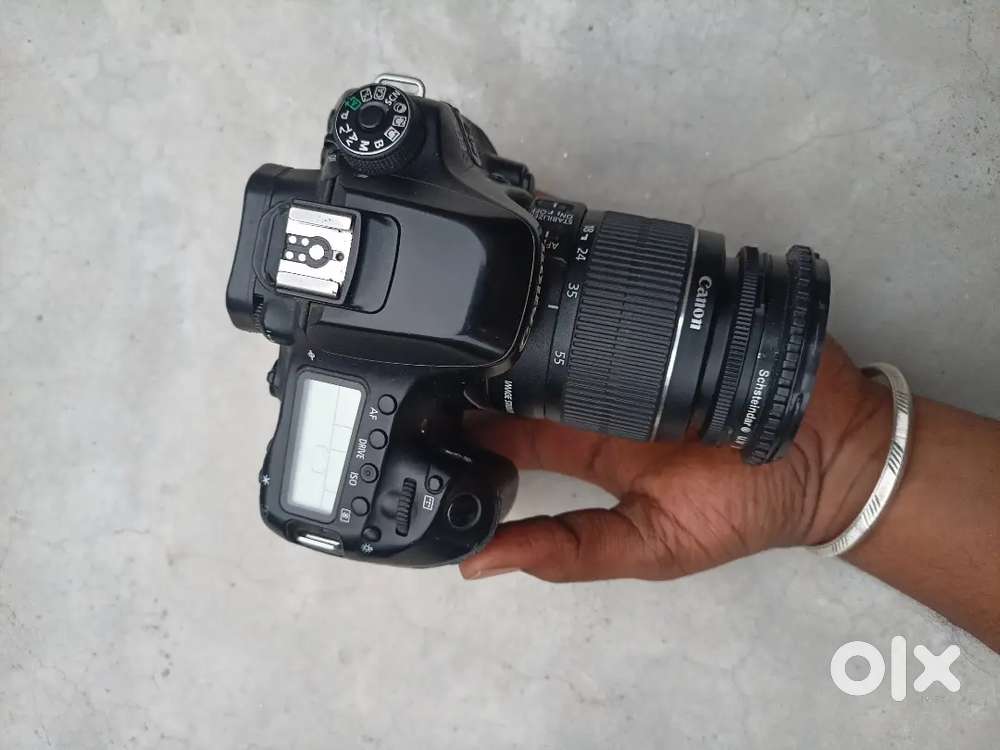 Canon 80d DSLR camera lens and panasonic mdh2 and Dji mavic mini drone