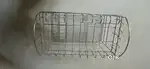 Steel wall mounted dish drying rack