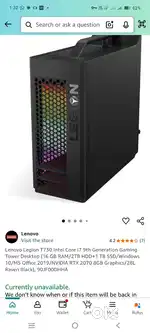 Gaming Desktop Lenovo legion