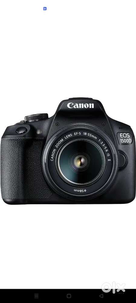 Canon EOS 1500D DSLR Camera 18-55 mm IS II Lens (Black)