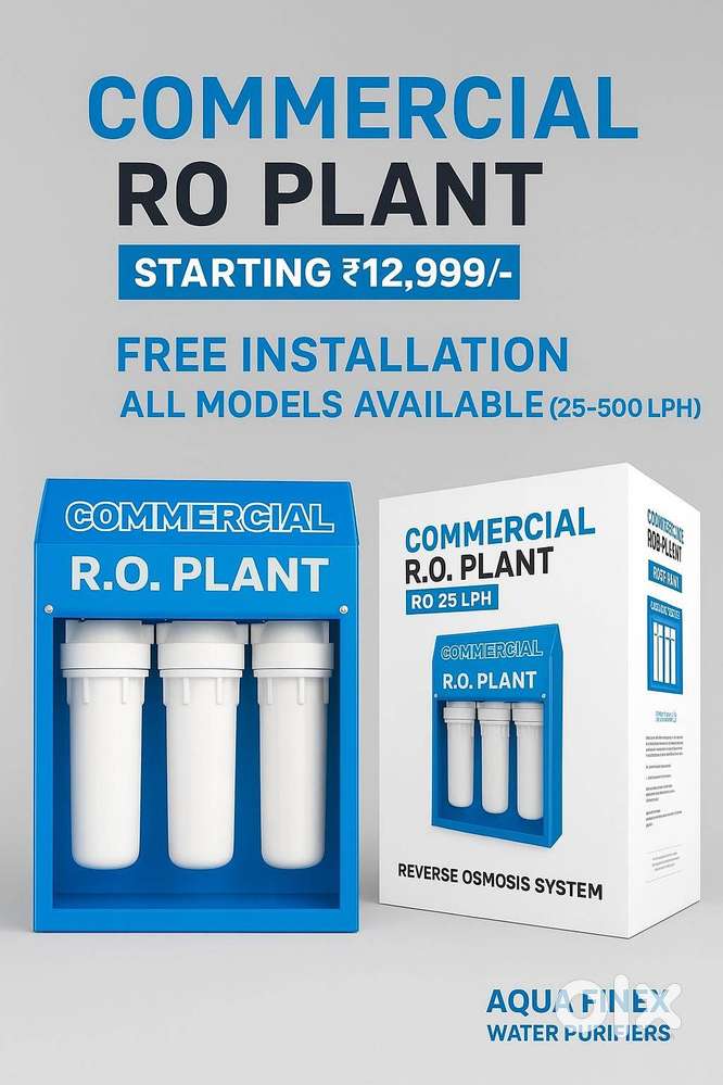 Commercial RO Filters /Plants Starts AT JUST ₹12,999/-