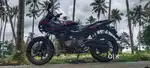 Bajaj pulsar DTS-i F, 2018 model, colur EBONY BLACK MET