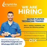 WE'RE HIRING – Water Purifier Technician Trainee