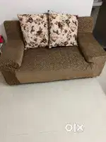 3+2+2 sofa and centre table with glass top for sale