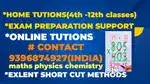 TUTIONs,Exam help, online TUTION 4th to 12 th classes