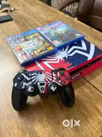 Playstation 4 Slim 1 TB with 2 games and remote