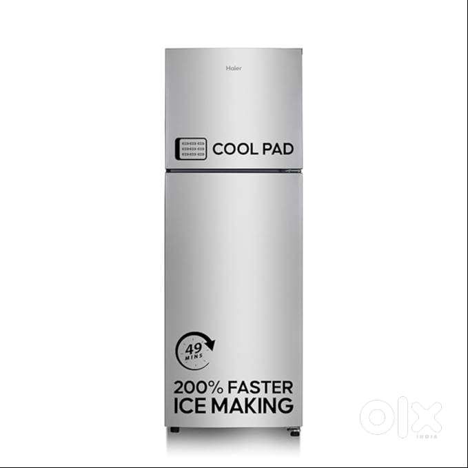 Haier 240L Double Door Refrigerator – Moon Silver (Model: HEF-252EGS-P