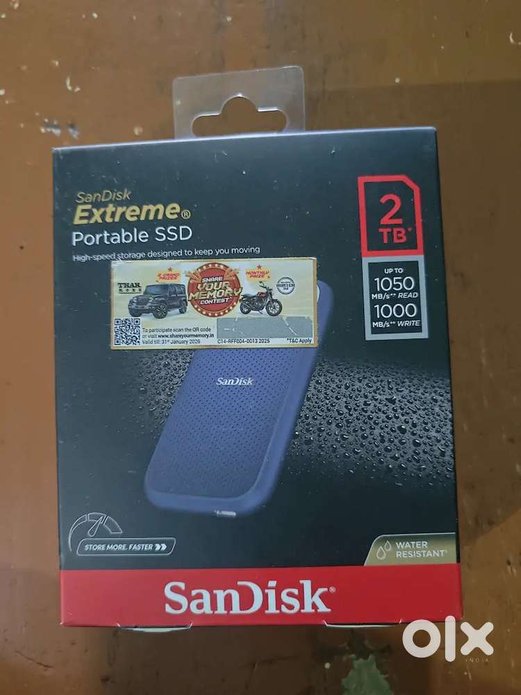 SanDisk extreme portable 2tb