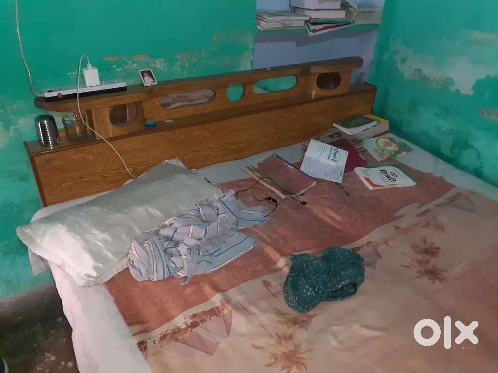 A good condition bed