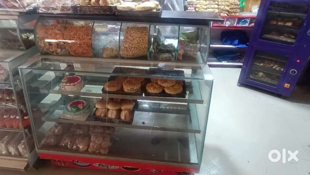 Sokesh display stall food counter for sales bakery display hotel