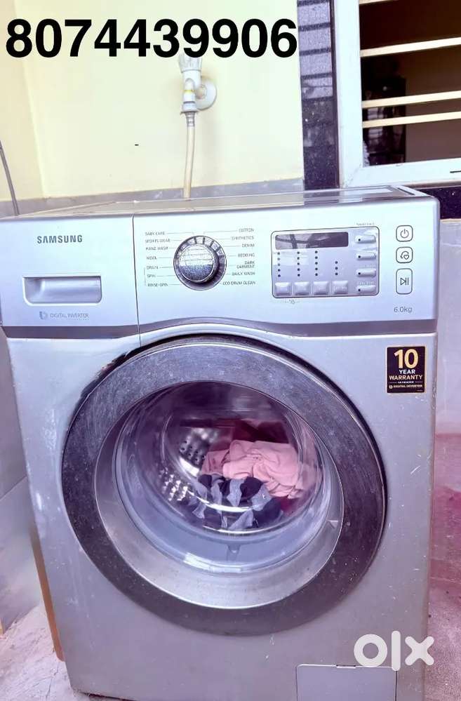 Samsung fully automatic front load washing machine for sale
