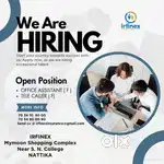 Office Admin, Customer Relationship Executive, Sales Marketing
