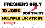 Freshers job hiring urgent sales executive