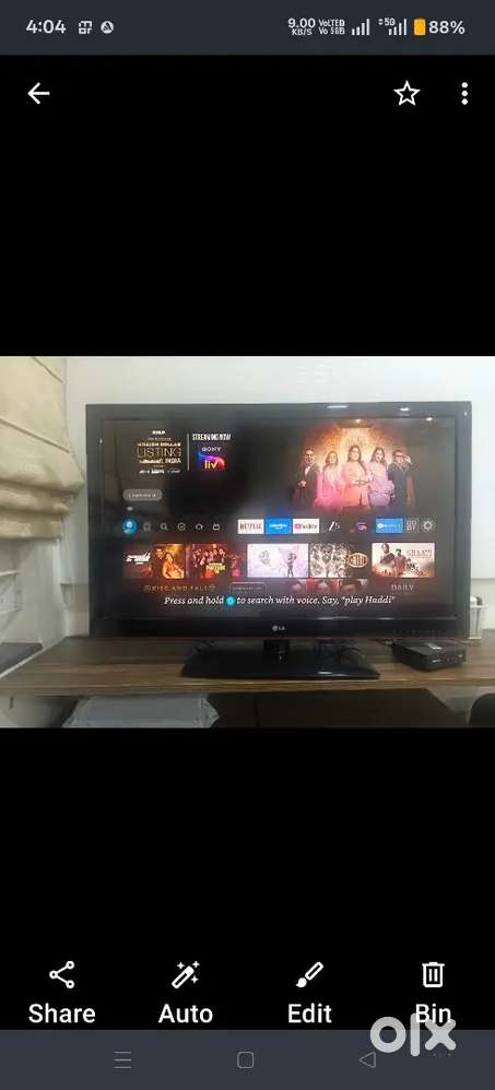 LG 42 inch TV WITH AMAZON FIRE STICK
