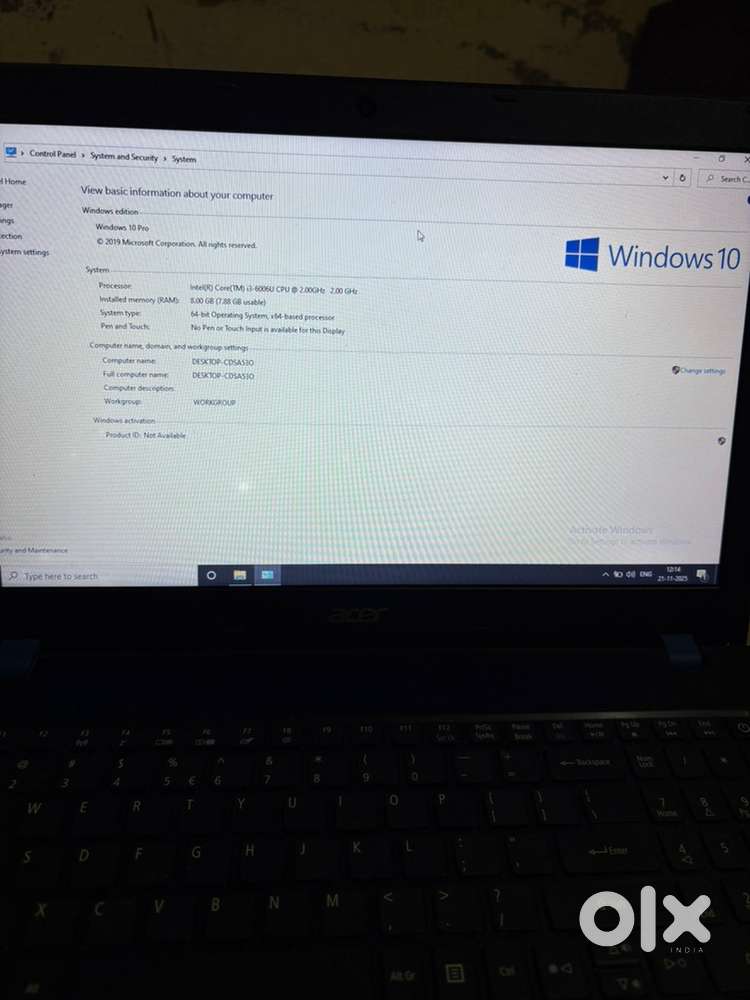 This is Acer Aspire E 15, laptop